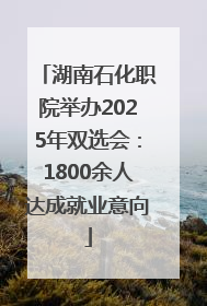 湖南石化职院举办2025年双选会：1800余人达成就业意向