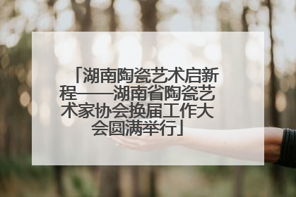 湖南陶瓷艺术启新程——湖南省陶瓷艺术家协会换届工作大会圆满举行