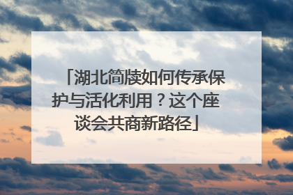 湖北简牍如何传承保护与活化利用？这个座谈会共商新路径