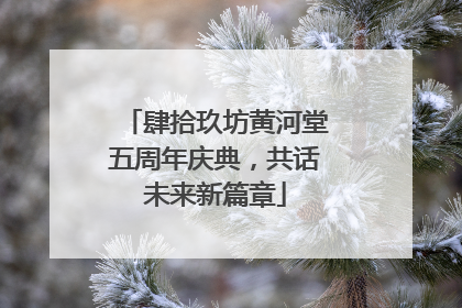 肆拾玖坊黄河堂五周年庆典，共话未来新篇章