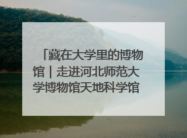 藏在大学里的博物馆｜走进河北师范大学博物馆天地科学馆：在校园里赴一场“宇宙之约”