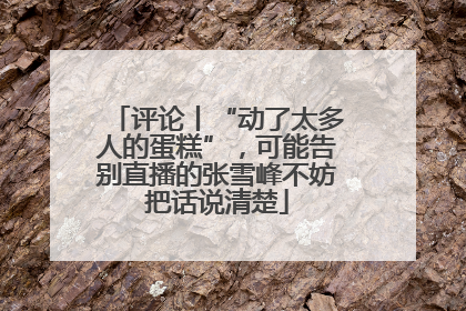 评论丨“动了太多人的蛋糕”，可能告别直播的张雪峰不妨把话说清楚