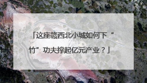 这座赣西北小城如何下“竹”功夫撑起亿元产业？