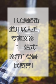 辽源路街道开展大型专家义诊 “一站式”诊疗广受居民赞誉