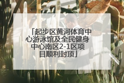 起步区黄河体育中心游泳馆及全民健身中心南区2-1区项目顺利封顶
