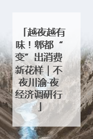 越夜越有味！郫都“变”出消费新花样｜不夜川渝·夜经济调研行