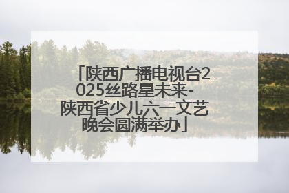 陕西广播电视台2025丝路星未来-陕西省少儿六一文艺晚会圆满举办