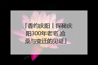 香约庆阳丨探秘庆阳300年老宅 沧桑与变迁的见证