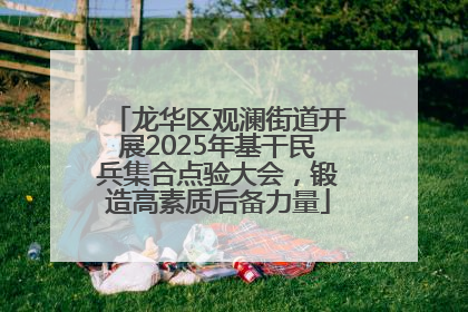 龙华区观澜街道开展2025年基干民兵集合点验大会，锻造高素质后备力量