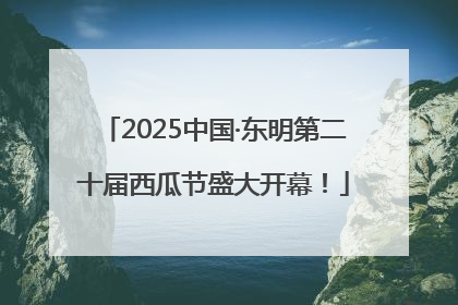 2025中国·东明第二十届西瓜节盛大开幕！