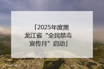 2025年度黑龙江省“全民禁毒宣传月”启动