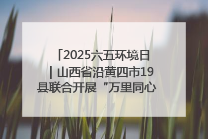 2025六五环境日｜山西省沿黄四市19县联合开展“万里同心，共护黄河”环保志愿者助力一泓清水入黄河公益活动
